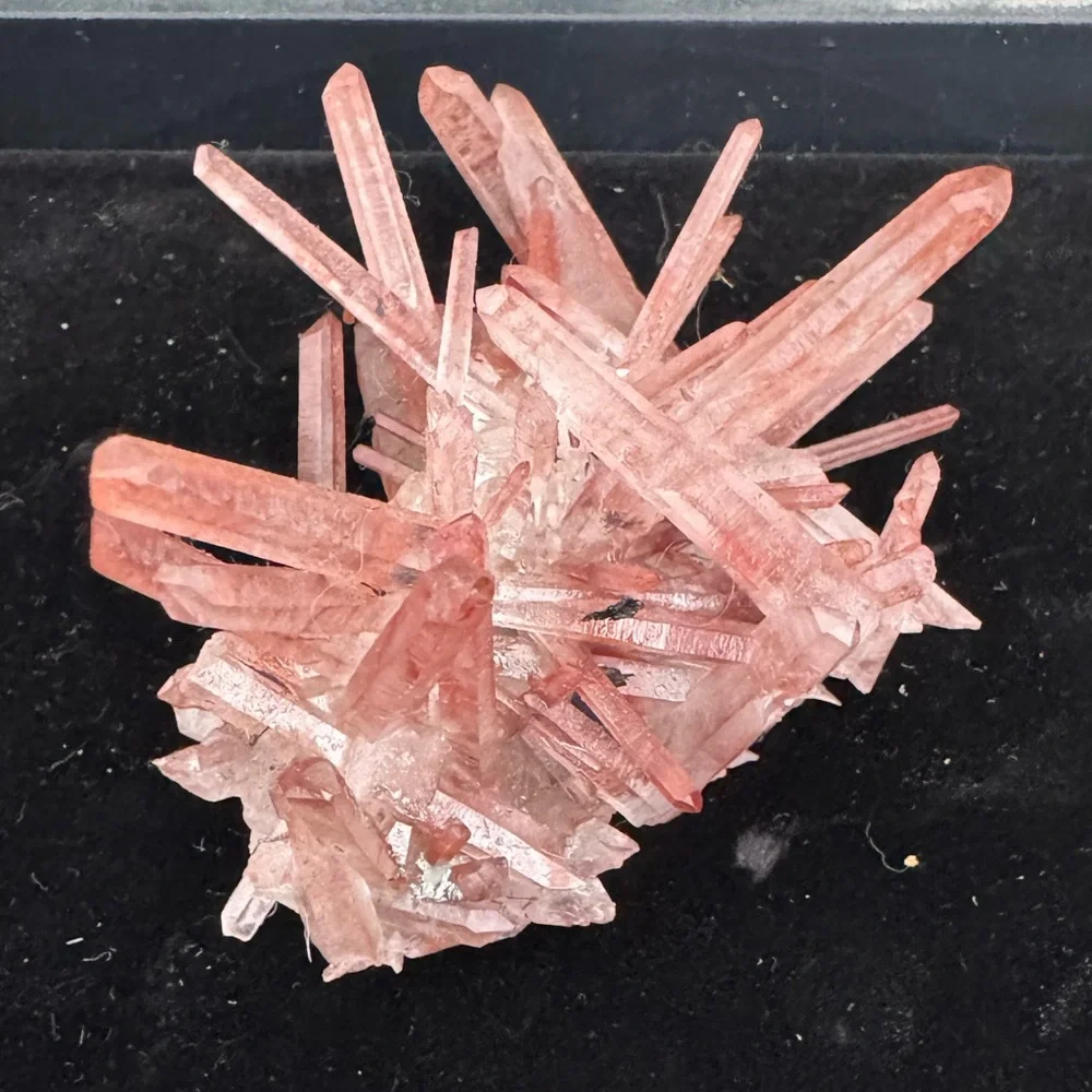 Red Quartz Cluster from Madagascar
